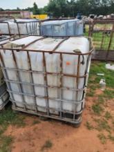 2 300 gallon tanks with metal cage
