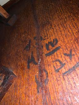 antique oak table