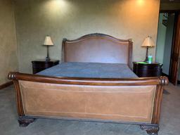 King size sleigh bed