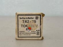 Sellier & Bellot 7.62 x 25 Ammo