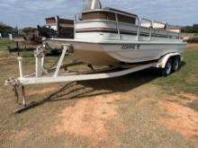 1984 Hurricane 19ft boat with Suzuki 150 hp outboard