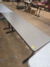 Adjustable Height, 45 inches Long, 11 Inches Wide Table.