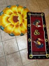 2 decorative rugs