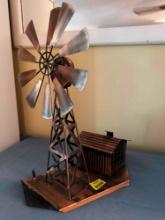 Copper Windmill Decor SB