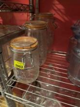 antique glass jar containers