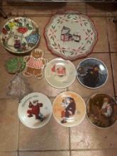 antique holiday collectible decorative plates