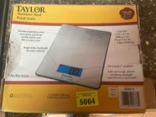 Taylor stainless steel food scale