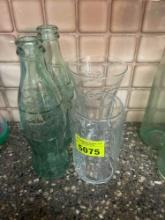 vintage collectable coke glasses