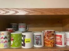 variety of coffee cups