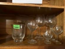 assorted glassware DR