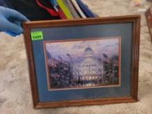 framed picture of the capitol GB