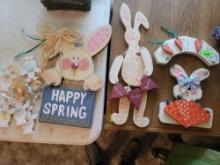 various bunny decorations GB