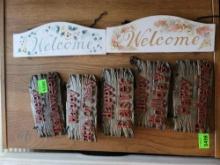 holiday hanging signs and welcome signs GB