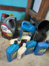 Misc. oil containers may be open/used