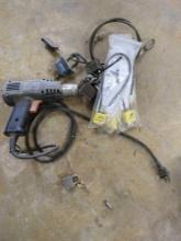 Heat gun, multiple locks with keys, and gun locks and lock assortment