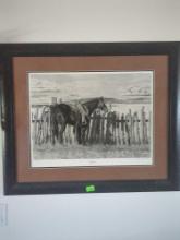 The Veteran Horse Print