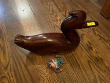 wooden duck