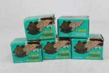 Five boxes of Golden Bear 7.62x39 123gr FMJ. Count 100.