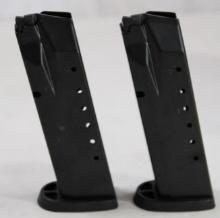 Two S&W M&P 40 S&W /357 Sig, 15 rnd OEM mags
