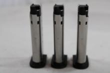Three Springfield Armory XDS-40 6 rnd OEM mags