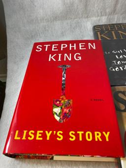 Seven Assorted Stephen King Hard Cover Novels