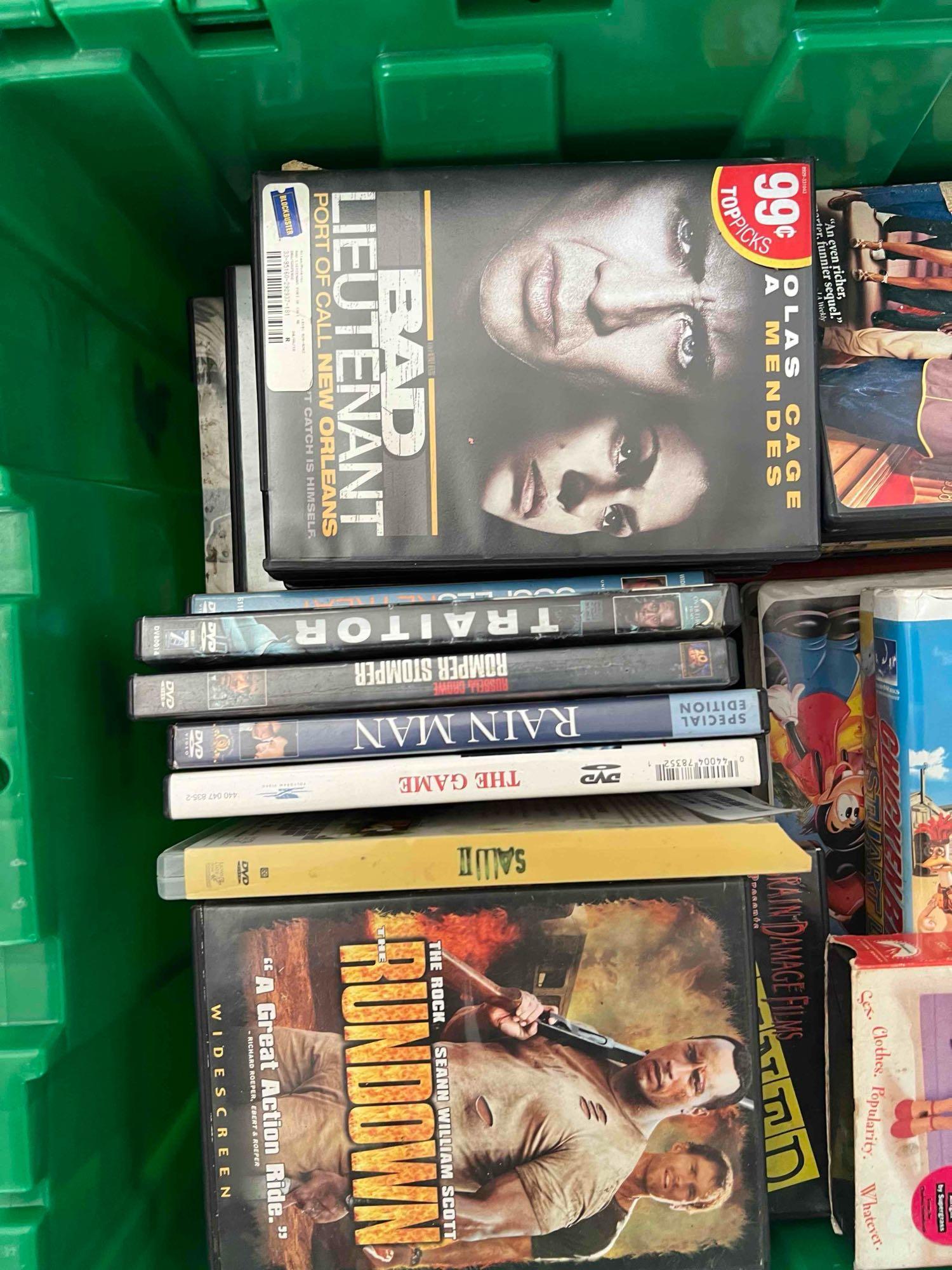 lot of dvds