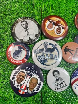 2008 campaign buttons
