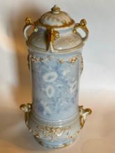 Antique Porcelain Urn With Lid