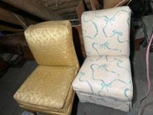Pair Of Vintage Upholstered Chairs