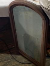 Vintage Wood Frame Mirror
