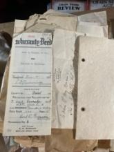 Assorted Antique Business Correspondence & Ephemera