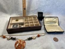 Jewelry Drawer With Collector Coins & Misc.