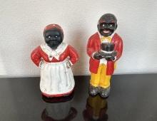 African American Cast Antique Figures