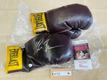 SET OF SIGNED MIKE TYSON BOXING GLOVES WITH COA