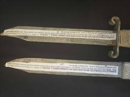 Set of 2 Vintage Movie Prop Daggers