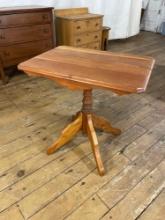 Pine parlor side table