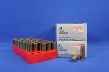 Ammo, Federal Classic 41 Rem Mag. 100 total rounds.