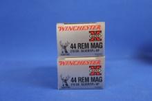 Ammo, Winchester 44 Rem. Mag. 40 total rounds.