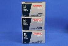 Ammo, Federal Classic 44 Rem Mag. 60 total rounds.