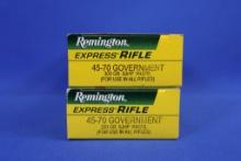 Ammo, Remington 45-70 Government. 40 total rounds.