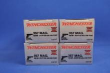 Ammo, Winchester 357 Mag, 158 Grain. 200 total rounds.