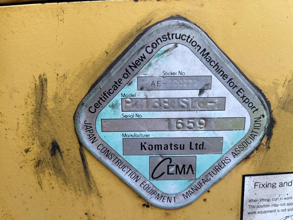 2006 Komatsu Pc138us Lc Excavator