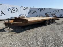 1987 Hurst Trailers Inc. 18’ Tri Axle