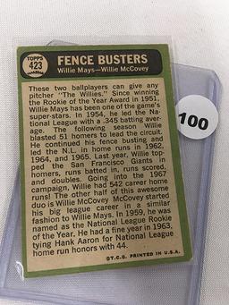 1967 Topps #423, Fence Busters