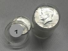 Roll of 1964 Kennedy Half Dollars, UNC