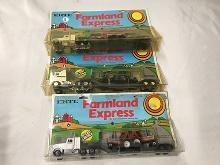 Lot of 3, Ertl 1/64 Scale, Farmland Express