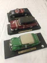 Lot of 3 Cars, 1/18 Scale