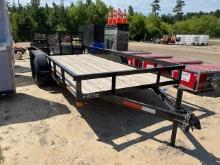 NEW 2024 Direct Trailer 16' Double Axle Trailer