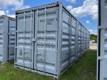 (1) Like New 40' Multi Door Shipping Container