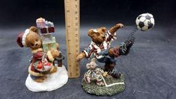 Boyds Bears Figurines & Heart Box